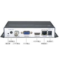 Myne H 264 Hotel IPTV video decoder NVR LAN HMDI VGA output decoding solution