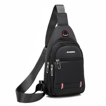 2021 new chest Bag Mens bag shoulder shoulder bag leisure cross bag Oxford cloth chest cross bag