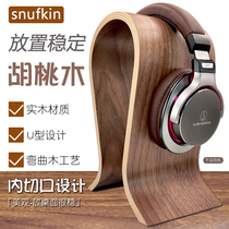 snufkin headset bracket bracket creative headset shelf solid wood headset display headset shelf