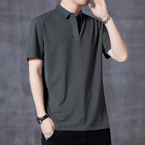 Pick Up Leak Price POLO Jersey Man Summer Turn Collar Short Sleeve Pure Color With Collar T-shirt Half Sleeve Mens Clothing Blouse Blouse Shirt