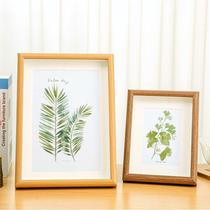 Three-dimensional hollow calligraphy and painting framed wooden photo frame table 5 inches 6 inches 7 inches 8 inches 10 inches A3a4 wall hanging picture frame