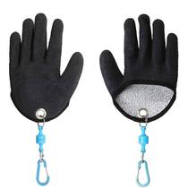 Fishing gloves winter fishing waterproof gloves anti-stab anti-slip fishing gloves flying knock anti-cut fishing equipment