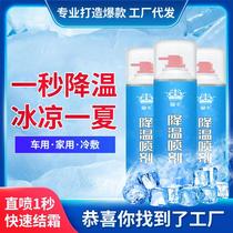 Indoor car air cooling agent Dry ice fast cooling agent car quick cooling agent 260 ML