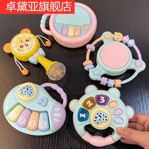 Baby toys baby in June with early education puzzle hand grabbing bell boys and girls 0-1 year old 8 Music hand clapping drum 3