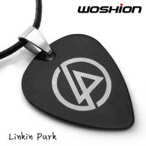  Personality Metal Punk Rock Titanium Steel Pickle Necklace Linkin Park Linkin Park LP