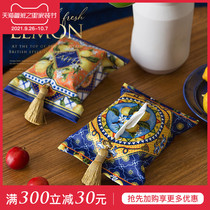 Fan Ju attitude lemon tree European coffee table car tissue box living room tissue towel bag cloth art paper box