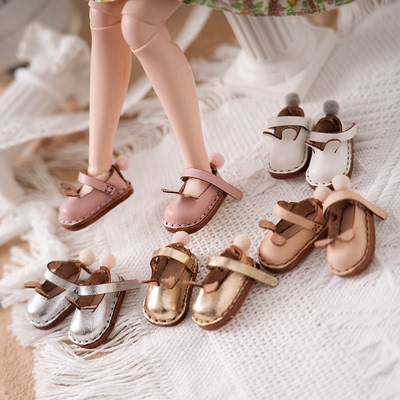 taobao agent Blythe small cloth shoes accessories OB22/24 AZONE 1/8 doll shoes rabbit ball ball leather leather