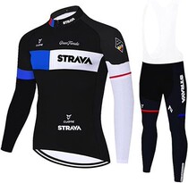 2021 STRAVA cycling suit long sleeve suit men's and women's mountain road bike team uniform tour de France equipment suit