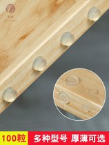 Keyboard glass door cushion block heightening footbed cabinet door anticollision and switch door post muted translucent rubber silicone gel