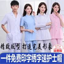 Nightingale nurse suit split set slim long sleeve short sleeve doctors clothing white coat beauty teachers clothing laboratory suit