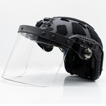 FAST tactical helmet anti-riot mask MICH anti-riot transparent anti-wind lens water bomb CS anti-BB anti-SF
