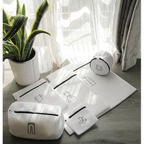 Japanese fine mesh travel storage bag Finishing clothes packing bag Storage mesh bag Laundry bag Laundry care bag