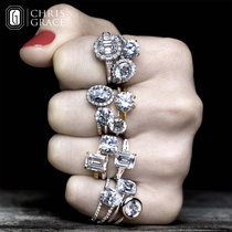 Gao imports of high-quality GIA loose proposed diamond engagement ring women customized 1 karat 50 fen 30 minutes South African diamond