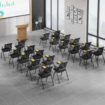  Folding training chair with table board Conference chair with writing board table and chair integrated conference room folding chair Training chair