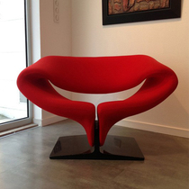 Nordic FRP single sofa Ribbon Chair special-shaped designer light luxury villa hotel reception negotiation leisure chair