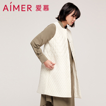 Love quilted cotton cotton long vest AM456611
