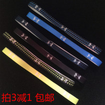 UA Sports Hairband Non-slip silicone sweat antiperspirant headband Running night running fitness Basketball Football Badminton headband