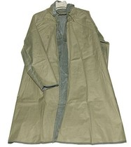 Stock long-sleeved raincoat durable strong canvas rubber raincoat