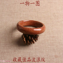 One thing and one picture Sibin stone authentic Shandong natural rich red stone stone wave pattern bracelet red needle stone bracelet 36
