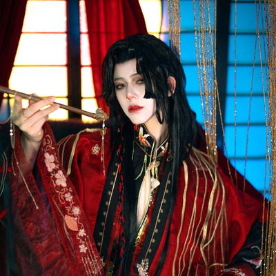 taobao agent Hanfu ancient style, stylish wig for princess, cosplay