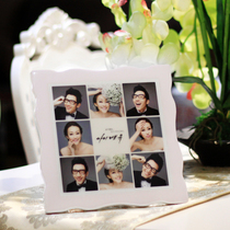 Photo table making Korean Crystal custom wedding photos enlarged wall personal photo Childrens girlfriends photo frame