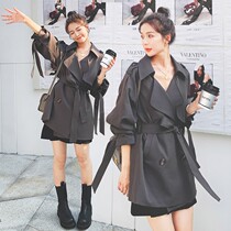 High end small man short windbreaker coat female 2021 Spring and Autumn New Korean chic casual foreign style coat