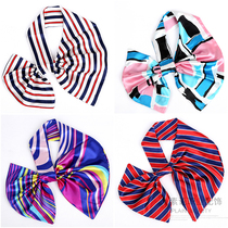 2021 variable magic silk scarf bank flight attendant business professional tooling work collar flower bow tie small square scarf