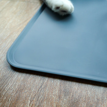 Cat dog pet silicone tableware mat waterproof mat washable anti-spillage feeding mat thickened