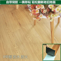 pvc floor tile wood flooring stickers ins Net red clothing store self-adhesive cement floor floor leather bedroom renovation renovation