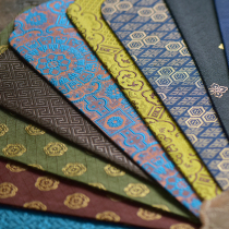 Guochao brocade small tea mat Chinese retro double-sided tea cloth dry bubble platform Zen fabric tea mat tea mat