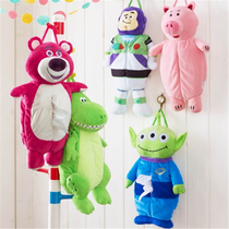 2 pieces of Toy Story ham pig Buas light year strawberry bear three-eyed plush doll tissue case