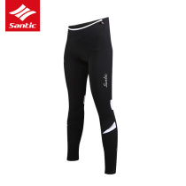 Santic Sendike Fall Winter Women's Fleece Riding Clothing Pants Comfortable Cushion Warm Windproof and Sunproof