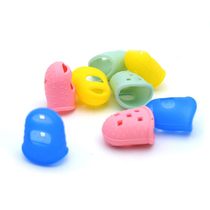 Folk acoustic guitar right hand paddle thumb index finger anti-pain anti-wear hand instrument accessories left hand silicone finger cover