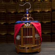 Old material birdcage Guizhou kerry cage Bamboo birdcage Thrush birdcage Starling birdcage Hollow birdcage accessories birdcage