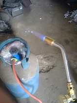 15 type copper gas welding gun household all copper fire gun gas tank burning pig hair gas liquefied gas small welding high temperature