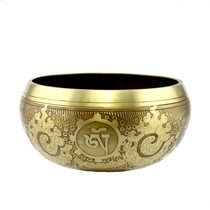 Buddhism Nepal Buddha Sound Bowl Turn Scripture Bowl Brass Carved Buddha Sound Bowl Fan Yin Bowl Bowl Diameter 11cm