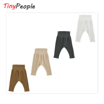 Tinypeople Nordic Wind Baby Pure Cotton Skintight Pants Boy PP Pants Woman High Waist Long Pants Spring Summer Beating Underpants