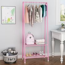 Bedroom temporary clothes artifact corner coat rack Nordic ins floor hanger cabinet clothes bag storage