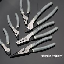 Japan Fukuoka wire pliers small 5 inch 7 inch imported multifunctional German labor-saving vise electrical pliers hand pliers