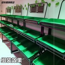 Vegetable shelf display stand supermarket fresh fruit and vegetable store four-story fruit shelf convenience store selling vegetable fruit shelf