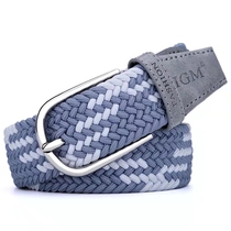 Golf elastic braided belt for men and women outdoor sports business casual belt large size Golf all-match belt