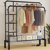  Simple wardrobe Bedroom space-saving dormitory folding clothes storage rack Rental room net red assembly hanging wardrobe