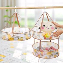 Clothes basket drying clothes anti-deformation drying wool sweater tiled net bag drying clothes net socks artifact