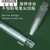Chalk sleeve teacher special rotary dirty hand chalk clip automatic gloves anti-gray fastening tightening tightening extension artifact