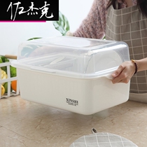 Baby baby bottle storage box Childrens tableware box supplies anti-summer with lid drying rack baby bottle rack storage box