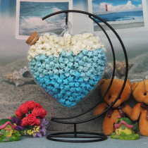 Creative lucky star cork transparent hanging glass bottle floating bottle luminous wishing bottle 520 handmade origami