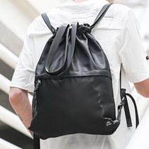Tide brand drawstring backpack mens backpack bag leisure pocket basketball carrying case sports student drawstring fitness