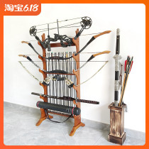 Bow and arrow frame anti-tramway composite bow shelf Traditional bow frame knife sword frame Cartoon Knife Rest Playgrounds special arrow frame