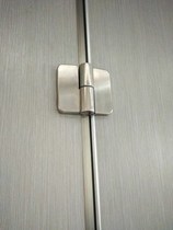 Stainless steel thickened bathroom partition unmanned public toilet partition door lock foot support a little bit