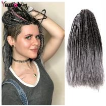 Dirty braid wig 2 strands of braid twisted Bo braid braid male and female pigtail hair hanging braid children hip hop ethnic style